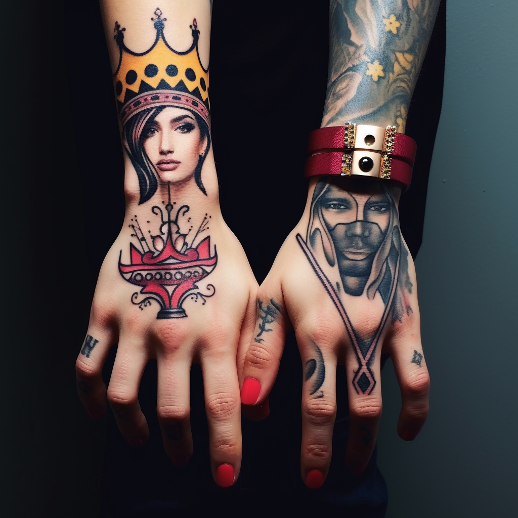 queen crown tattoo on hand | חיפוש ב-TikTok